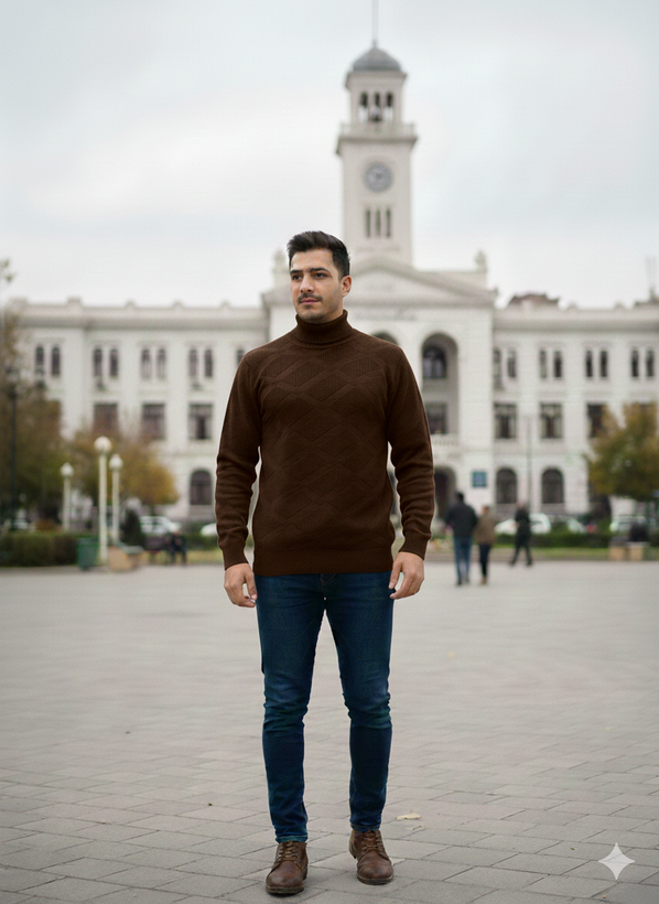 یقه اسکی مردانه خارجی