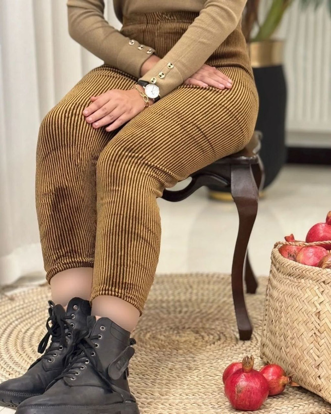 شلوار مخمل کبریتی خارجی