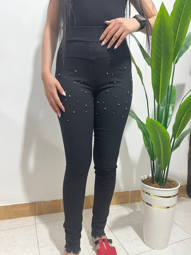 شلوار لی مرواریدی زنانه