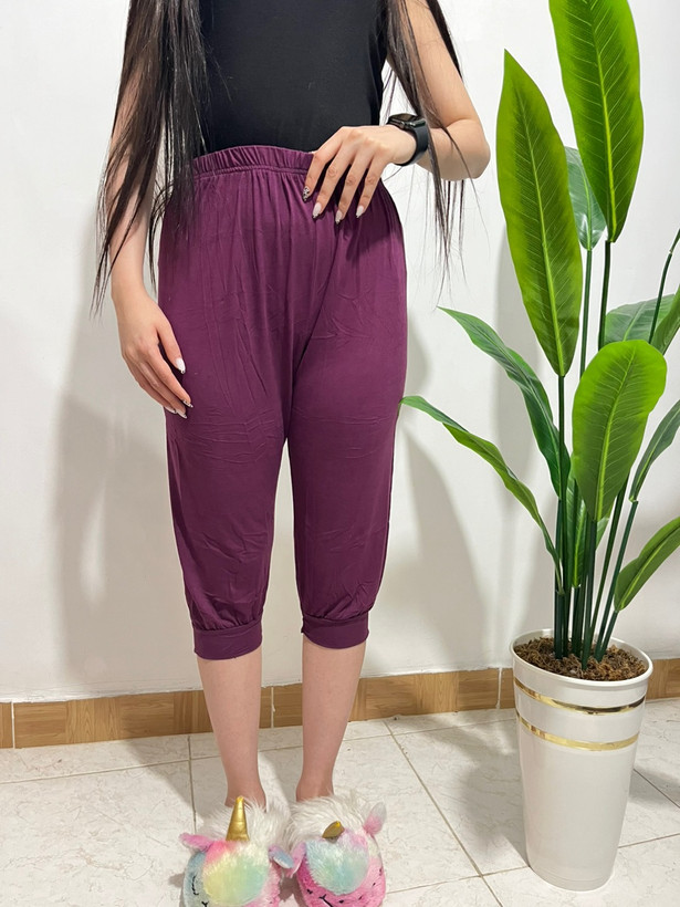 شلوارک زنانه ساده گیاهی خارجی